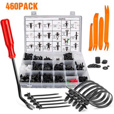 460 PCS/Set Car Body Interior Fender Bumper Retainers Fasten