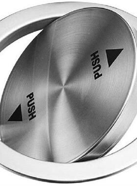 Trash Bin Built-in Balance Flap Cover Lid, Countertop