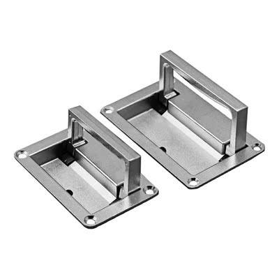 1pc 9.5cm x 6cm/11.1cm x6.9cm Metal Rectangle Shaped Recesse
