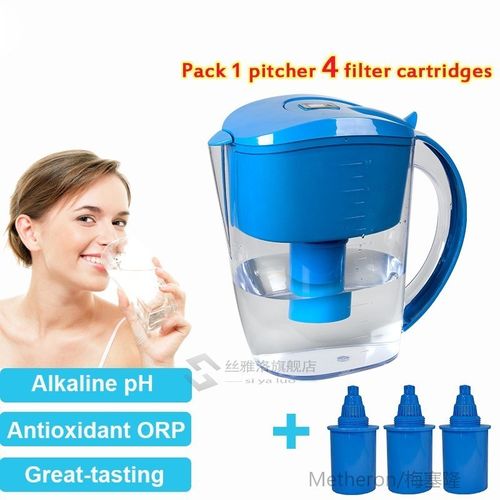 3.5L Home Alkaline Ionizer Water Filter Pitcher inc. 4 Filte
