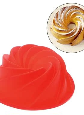 Silicone baking mould, spiral shape, cake baking mould, spir