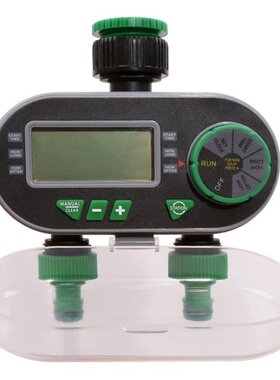 2 Ports Digital Water Timer Electronic Solenoid Valve Irriga