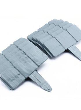 20 pcs 5 Meter Garden Fence Cobblestone Border Plastic Lawn