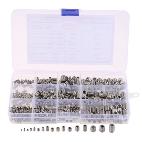 540 Pcs M2 M3 M4 M5 M6 M8 Screws Set Hexagon Socket Screws A