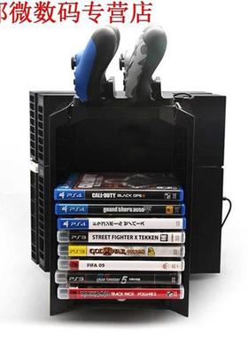 3 in 1 Charger Dock Station Stand   Holder Movie Disks Stora