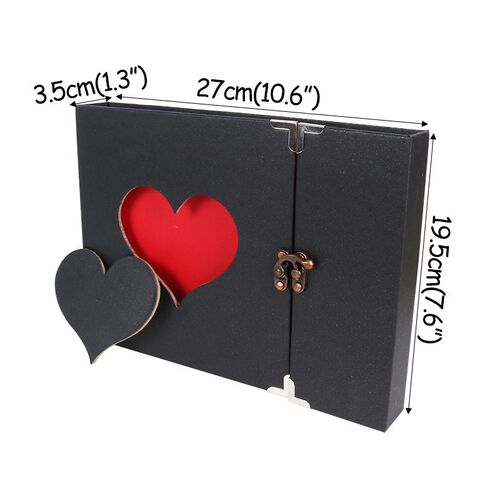 60pages Heart Scrapbook Album Book Wedding Decoration Handma