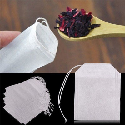 100Pcs/Lot Teabags Empty Tea Bags With String Heal Seal Filt