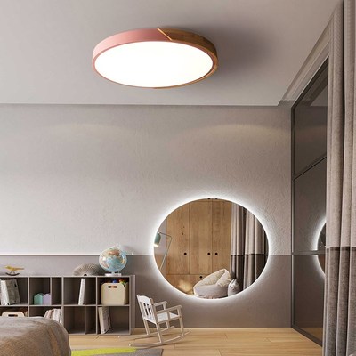 Nordic modern nimalist room ceiling lamp LED macaron persona