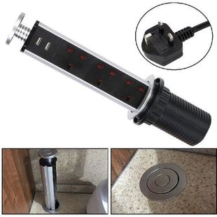 UK Plug Pop Up Socket Table Desktop Socket Pull Pop Up