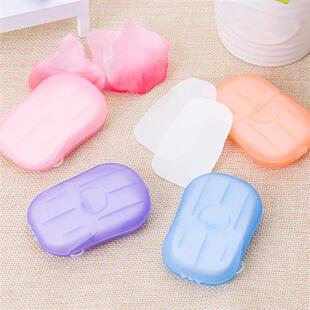 20pcs/ Box Travel Portable Disinfecting Paper Soaps Washing