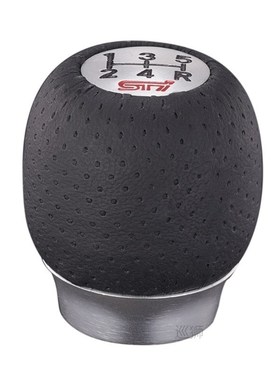 5 Speed Gear Shift Knob Aluminum Car Gear Head Black Transmi