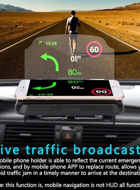 HUD Head Up Display Car HUD Navigation Mobile Phone Projecto