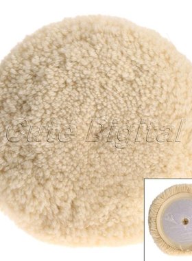 1Pc 180mm Wool Polishing Buffing Pad Car Polisher Buffer Wax