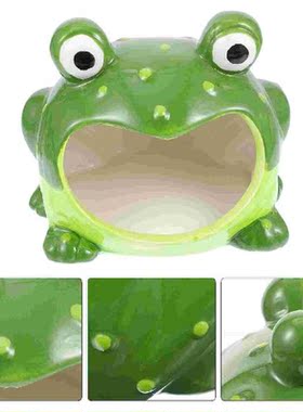 1pc Cartoon Summer Small Pet Hamster House Ceramic Nest