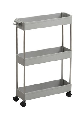 3/4 Layer Kitchen Crack Storage Rack Movable Pulley Storage