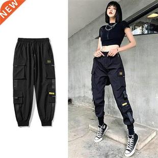 2020 Mens Cargo Pants Multi Pocket Harem Pants Male Streetwe