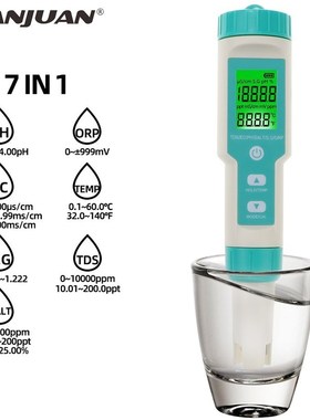 PH 618 PH Meter ORP Chlorine Meters TDS Salinity Testers EC
