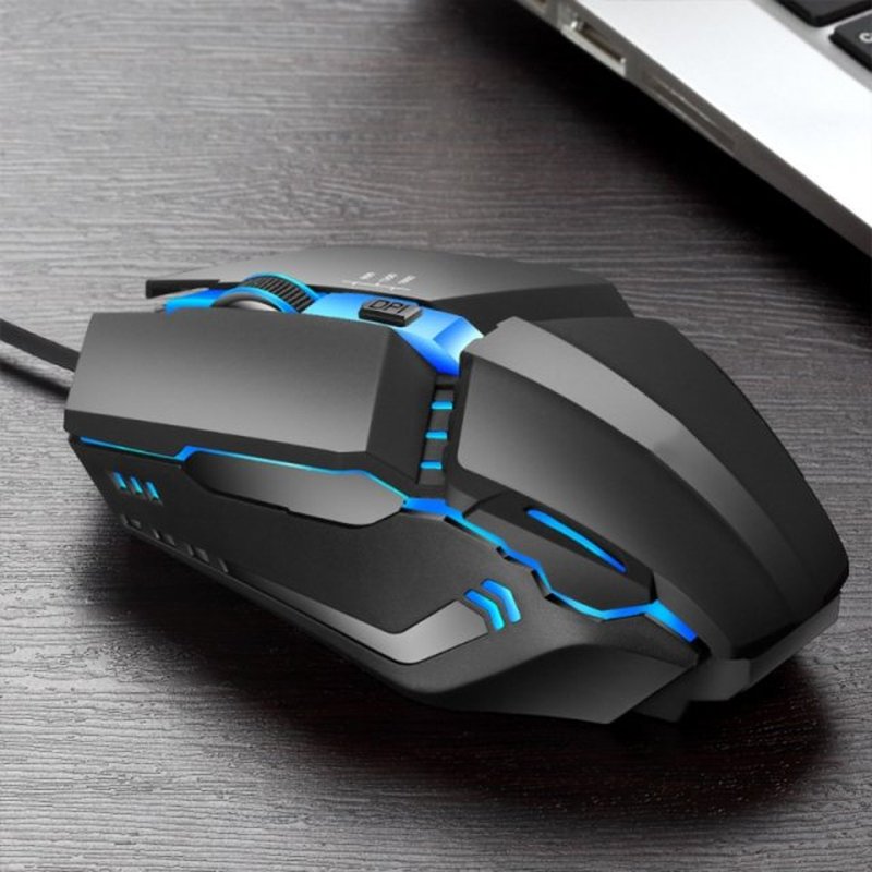 M5TE K3 USB Wired 7Color Lighting 1600DPI Adjustable Lightin