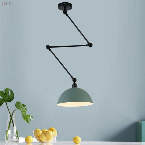 American long arm adjustable pendant lights for dining room