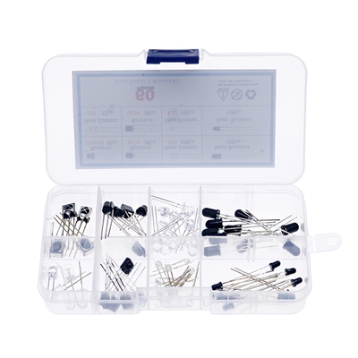 60pcs 5mm 850 940nm VS1838 IR LED Emitting Diode Kit Transmi