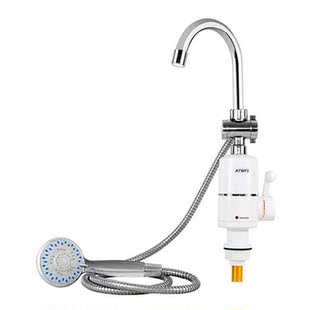 ATWFS Tankless Instant Water Heater Shower Head Bathroom Fa
