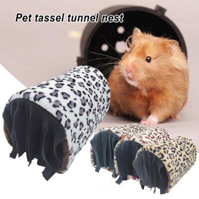 Fleece  Helpful Small Animal Shelter Tunnel Nest Novelty