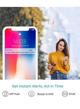 Reolink E1 Pro 4MP Baby Monitor Two Way Audio 2.4G/5G Wifi