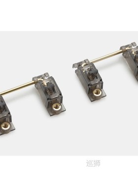 Everglide V2 Transparent Gold Plated Pcb screw in Stabilizer