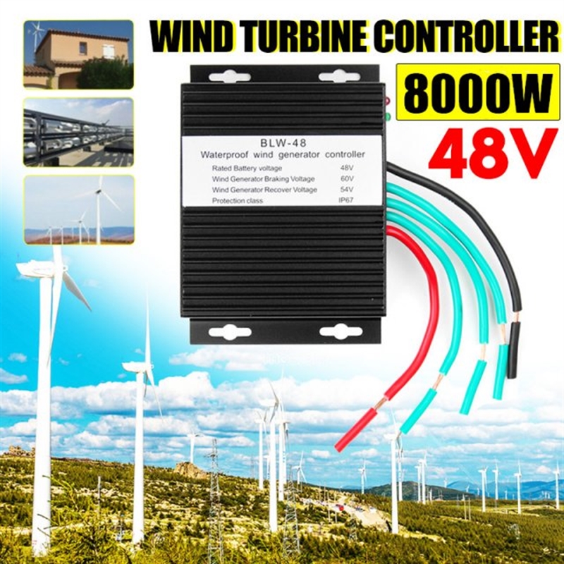 8000W DC 12V/24V/48V Wind Turbines Generator Charge Controll