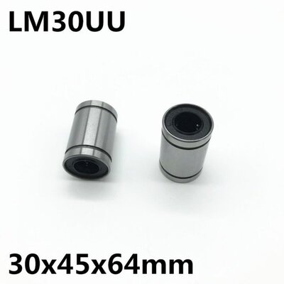 2pcs LM30UU ball bearing inner diameter 30x45x64mm guide lin