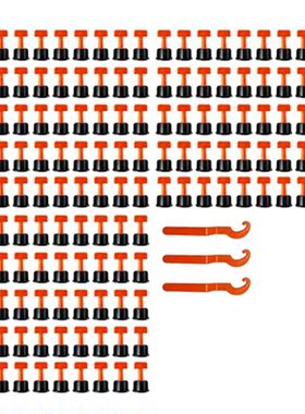 150 PCS Tile Leveling System Toolkit Level Wedges Alignment