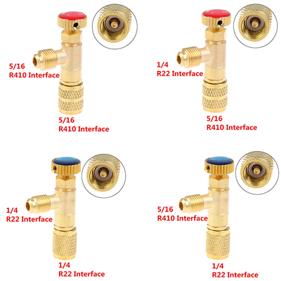 Refrigeration Tool liquid safety valve R410A R22 air