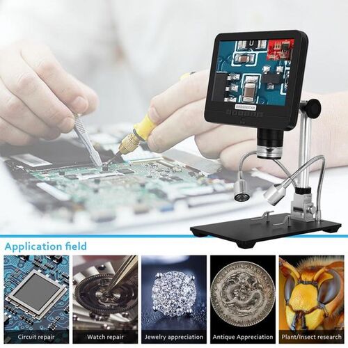 7In 2.0MP 200X Digital Microscope Inspection Electron Micros