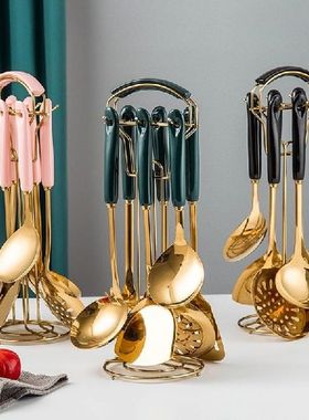 7PC Cookware Kitchenware Set Nordic Style Luxury Stainless