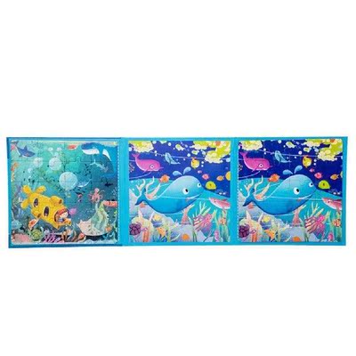 DIY Magnetic Cartoon Jigsaw Puzzle Kid Children Puzzle