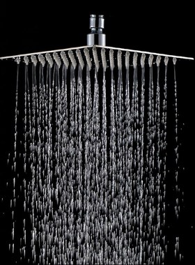 20x20cm 8 Square Stainless Steel Rain Shower Head Rainfall B