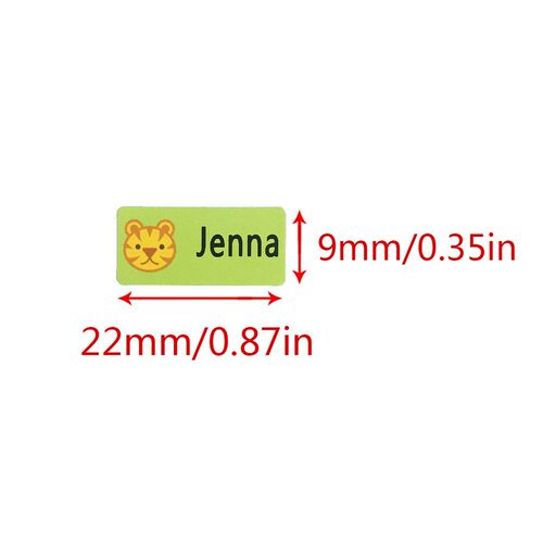100Pcs Name Tag Sticker Customize Stickers Waterproof Person