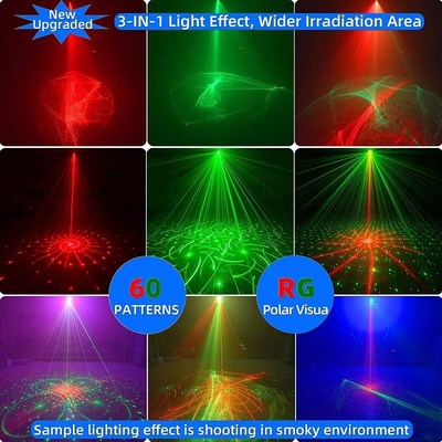 Dj Laser Party Light Northern Lights USB Strobe Laser Lights