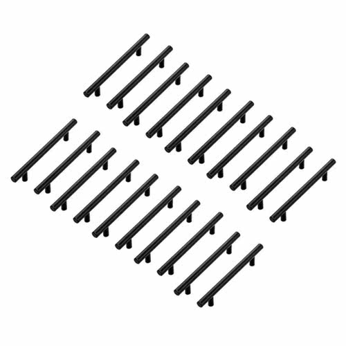 20Pcs Cupboard Handle Brushed Stainless Steel Kitchen Cabine