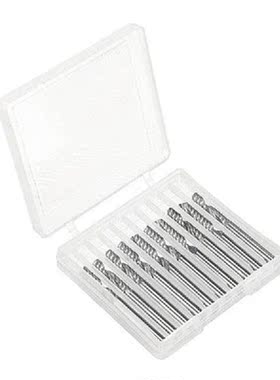 10x/Set 3.175mm Milling Cutter Single Flute Spiral End Mill