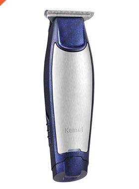 Kemei Rechargeable Eletric Silent Hair Clipper Mini Hair Tri