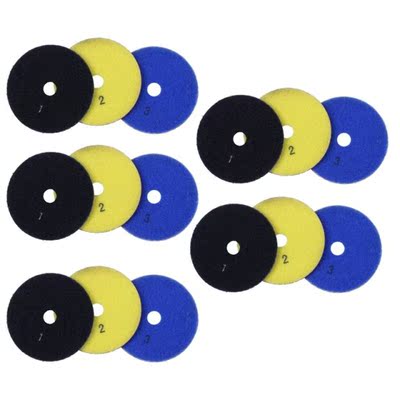 15 Pieces 100mm Diamond Flexible Wet & Dry Polishing Pad