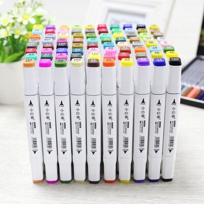 24/30/40/60/80/168/202 Color art marker  Dual-head Alcohol O