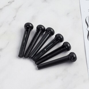 Portable 6-String Guitar Bridge Pins Saddle Nut Acoustic Cat