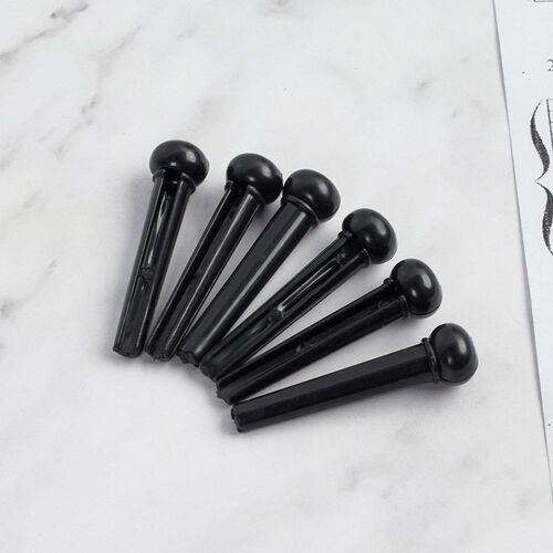 Portable 6-String Guitar Bridge Pins Saddle Nut Acoustic Cat