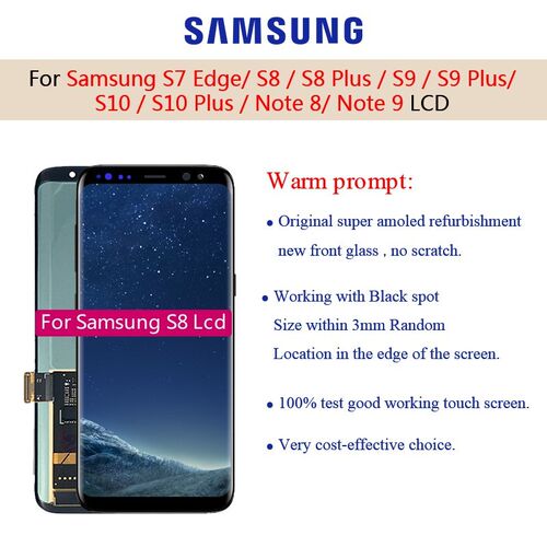 Super AMOLED For  Galaxy S7 Edge S8 S8 Plus S9 S9 S10 Plus N