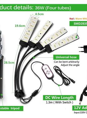 DC12V Grow Lights for Indoor Plants Full Spectrum Phytolamp