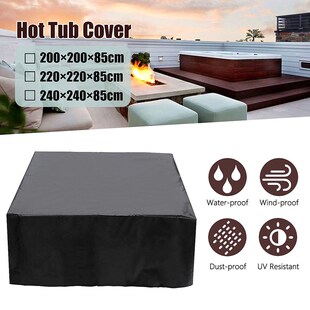 niversal Hot Tub Dust Cover Cap Waterproof Jacuzzi V Proof A