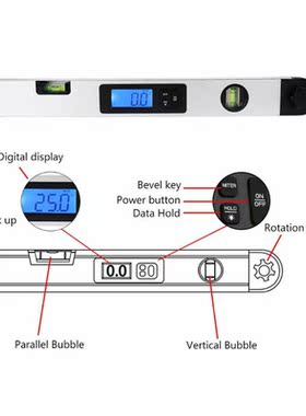 Large Digital Protractor Angle Finder Level Gauge inclinomet