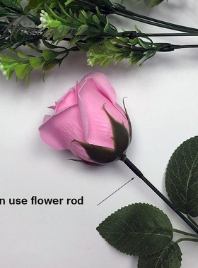 50pcs Diameter 4.5cm Cheap Soap Rose Head beauty Wedding Val